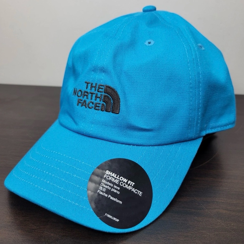 The North Face Backyard Ball Cap Adjustable Strap Hat Classic Fit Meridian Blue